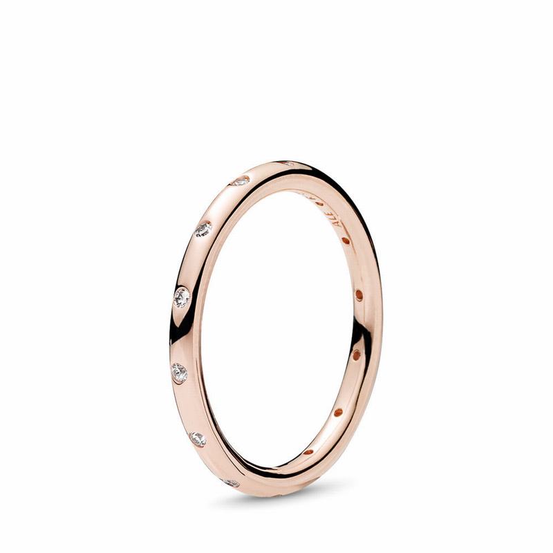 Anillos Apilables Pandora Simple Sparkling Band (LoEVPxGg)